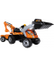 Детски трактор с педали Smoby - Builder Max, оранжев - 1t