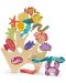 Детска дървена игра за баланс Tender Leaf Toys - Коралов риф - 1t