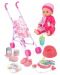 Детска кукла Sonne - с аксесоари и количка за кукли - 1t