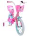 Детски велосипед с помощни колела E&L cycles - Barbie, 16'' - 4t