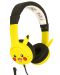 Детски слушалки OTL Technologies - Pikacku rubber ears, жълти - 2t