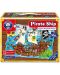 Детски пъзел Orchard Toys - Пиратски кораб, 100 части - 1t