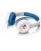 Детски слушалки Lenco - HP-010BU, сини/бели - 4t