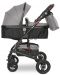 Детска количка Lorelli - Alba Premium, Opaline Grey - 4t