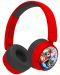 Детски слушалки OTL Technologies - Mario Kart, безжични, червени - 1t