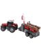 Детска играчка Dickie Toys Farm - Трактор за дърва Massey Ferguson 8737 - 2t