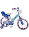 Детски велосипед с помощни колела E&L Cycles - Дисни Frozen, 16 инча - 1t