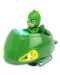 Метална светеща кола Dickie Toys PJ Masks - Мисия състезател, Геко, 1:43 - 1t