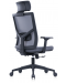 Ергономичен стол RFG - Snow Black HB, сив/черен - 4t