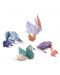 Комплект за оригами Djeco - Семейства - 3t