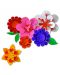 Творчески комплект Djeco - Направи картини с хартиени цветя Young girls flowers - 3t