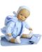 Кукла с легло Vilac - Petitcollin - бебе Том, 35 cm - 1t