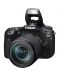 DSLR фотоапарат Canon - EOS 90D, EF-S 18-135mm IS Nano, черен - 3t