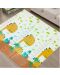 Двустранно килимче за игра Sonne - Dino/Summer, 180 х 200 х 2 cm - 4t