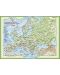 Двустранна настолна карта: Аз опознавам Европа - политическа и природногеографска карта (1:20 000 000) - 1t