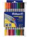 Двуцветни флумастери Pelikan Colorella Twin - 20 цвята - 1t