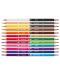 Двувърхи цветни моливи Milan - Triangular Bicolour, 24 цвята - 2t