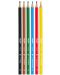 Цветни моливи Milan - Triangular, 6 цвята - 2t