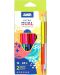 Двувърхи цветни моливи Junior - Ultra Dual, 12 броя - 1t