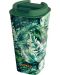 Двустенна чаша с капаче Quokka Flux - Jungle, 450 ml - 1t