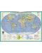 Двустранна настолна карта: Аз опознавам света - политическа и природногеографска карта (1: 130 000 000) - 1t