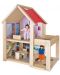 Дървена къща с кукли Eichhorn - 1t