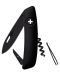 Джобно ножче Swiza - D03, черно, PVD покритие - 1t