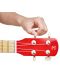 Детски музикален инструмент Hape - Укулеле, от дърво, червена - 2t