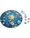 Образователен пъзел Hape - Слънчева система. с фигурки планети - 1t