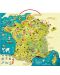 Магнитна пъзел-карта на Франция Vilac (френска) - 1t