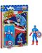 Екшън фигура Hasbro Marvel: Captain America - Captain America (Marvel Legends) (Retro Collection), 10 cm - 2t