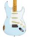 Електрическа китара Fender - Custom Shop '56 Relic, Sonic Blue - 3t