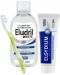 Elgydium & Eludril Комплект - Избелваща паста и Вода за уста, 50 + 500 ml + Четка за зъби, Soft - 1t