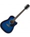 Електро-акустична китара Ibanez - PF15ECE, Blue Sunburst High Gloss - 2t