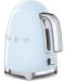 Електрическа кана Smeg - KLF03PBEU, 2400W, 1.7 l, синя - 3t