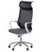 Ергономичен стол Carmen - 7576, сив/черен - 3t