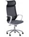 Ергономичен стол Carmen - 7576, сив/черен - 2t