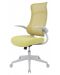 Ергономиочен стол Alexis - White, зелен - 1t