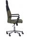 Ергономичен стол Carmen - 6005, зелен/черен - 3t