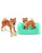 Комплект фигурки Schleich Farm Life Dogs - Мама Шиба Ину с малко - 2t