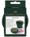 Сгъваема чаша за рисуване Faber-Castell - Тъмнозелена - 1t