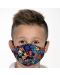 Детска предпазна маска - Графити, двуслойна, с метален стек, 6-12 години - 1t