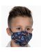 Детска предпазна маска - Космос, двуслойна, с метален стек, 6-12 години - 1t