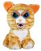 Плашеща плюшена играчка WMC Toys Feisty Pets - Оранжева котка - 3t