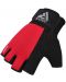 Фитнес ръкавици RDX - W1 Half+,  червени/черни - 5t