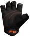 Фитнес ръкавици RDX - Sumblimation F6 , черни/оранжеви - 2t