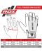 Фитнес ръкавици RDX - W1 Full Finger,  червени/черни - 8t