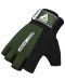 Фитнес ръкавици RDX - W1 Half,  зелени/черни - 3t