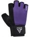 Фитнес ръкавици RDX - W1 Half+,  лилави/черни - 5t