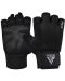 Фитнес ръкавици RDX - W1 Half+,  черни - 1t